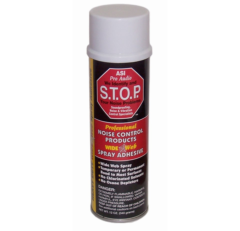 Professional Noise Control Products Wide Web Spray Adhesive